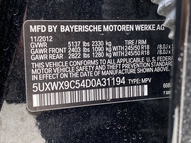 2013 BMW X3 xDrive28i AWD